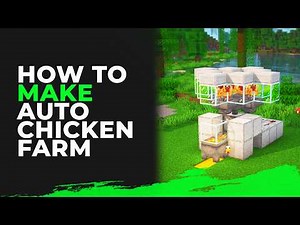 Easiest AUTOMATIC Cooked Chicken Farm Minecraft 1.21.11 (Java/Bedrock)