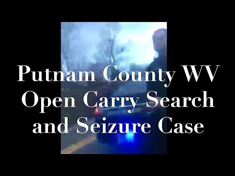 Putnam County, W. Va. Open Carry Civil Rights Lawsuit Video