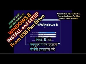 How to Install Windows 8 | Windows 8 Installation | Step by Step Guide | #sushiltech | Hindi