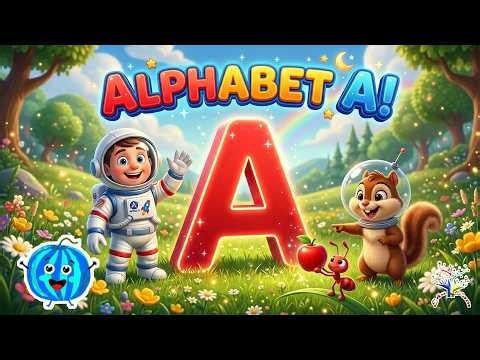 🅰️🚀 Alphabet A Adventure! | Astronaut & Ant | ABC Phonics | EduFam Kids TV ✨