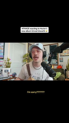 hes so me✋🏼 @HTHAZE @Hozier #hthazereacts #hthaze #hozierunrealunearth #albumreaction #hozier #unrealunearth