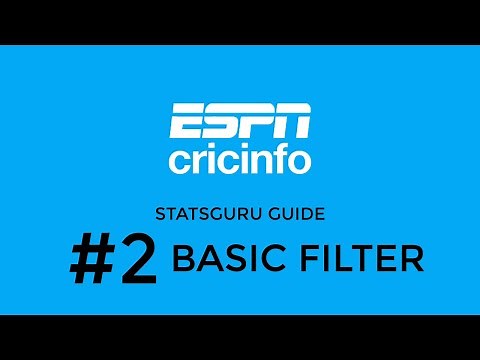 How to use Statsguru | Search Cricket Records | ESPNCricinfo | Tutorial #2