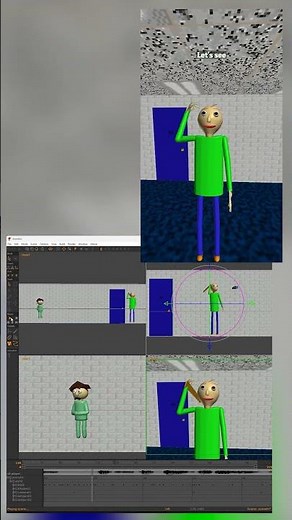 Behind and Scene! - Baldi basics! #baldibasics #ytshorts #animation