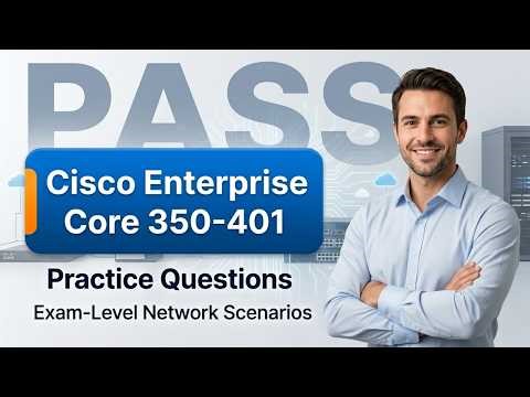 Cisco 350-401 ENCOR Practice Questions 2026 | Pass CCNP/CCIE Enterprise Core Exam on First Try!