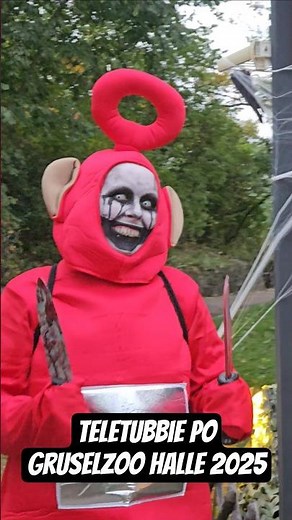 Teletubbie Po 🎃 Gruselzoo Halle 2025