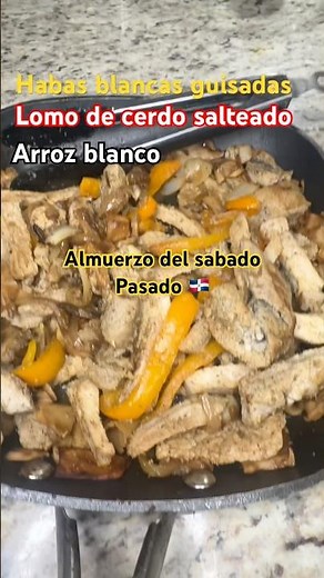 Arroz, habichuelas y cerdo | La combinación perfecta #almuerzo #casero