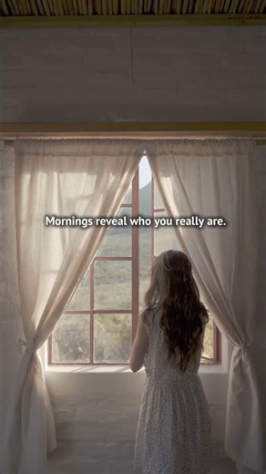 The morning exposes habits, not intentions.