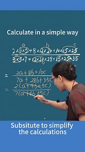 65K views · 2.6K reactions | Subsitute to simplify the calculations #education #thinking #maths #math #mathematics #calculation #equation | Test And Tutor | Facebook