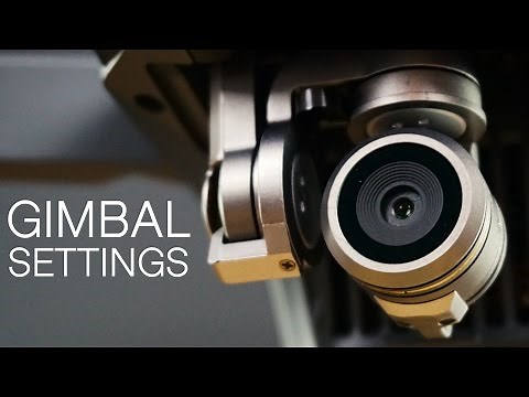 How To Adjust Gimbal Tilt And Speed Settings | DJI Mavic Pro