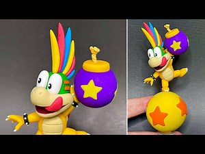 Making Lemmy Koopaling from Super Mario | Polymer Clay