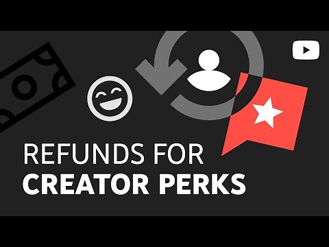 Get a refund for Creator Perks on YouTube