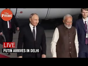 Russian President Putin arrives in Delhi for a two-day state visit to India| Watch LIVE