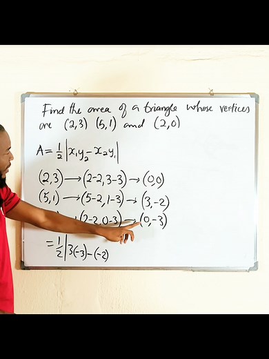 Finding Area of a Triangle in Coordinate Geometry
