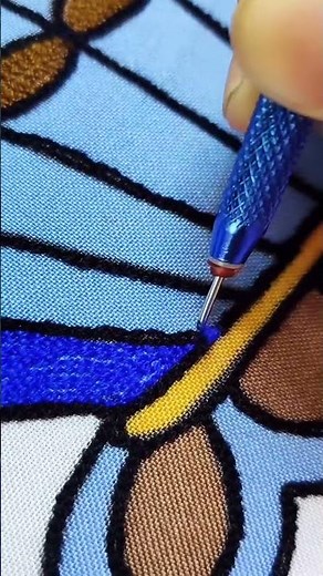 This punch needle technique creates stunning results #embroidery #diy #handcraft