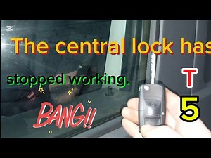 Vw Transporter T5,2006.The central lock has stopped working. How to fix it. 01330