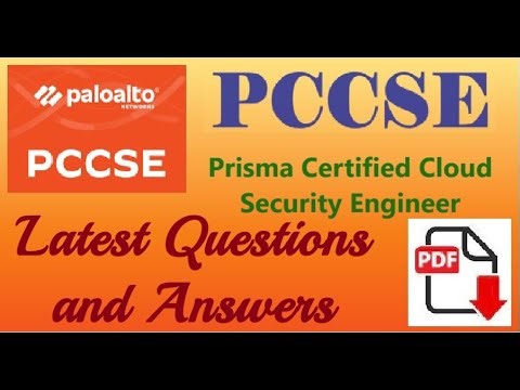 Part#3: Palo Alto PCCSE : Prisma Certified Cloud Security Engineer - Real Questions and Answers