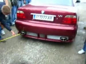 BMW E38 740 V8 M7 Power Exhaust Sound