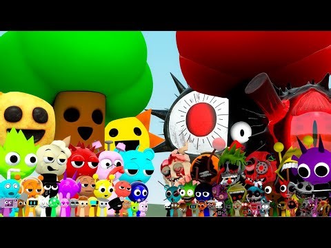 NORMAL PHASE SPRUNKI INCREDIBOX VS HORROR PHASE SPRUNKI INCREDIBOX (Garry's Mod)
