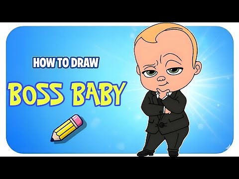 how to draw Boss Baby step by step easy