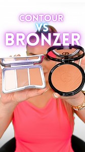 Bronzer vs Contour☀️ Your mini guide to the differences & how to use them! I prefer bronzer everyday but what do you prefer? ❤️Comment SHOP for a dm with all the products used in this video! #makeup #beauty #contour #bronzer https://liketk.it/4MLSY | Victoria Lyn