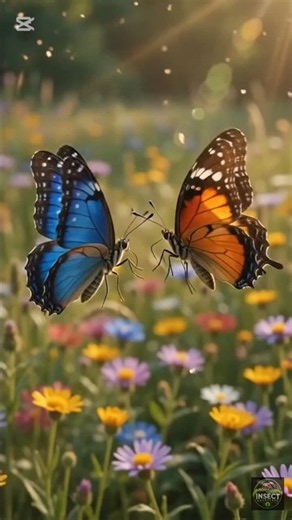 🦋 Why Do Butterflies Chase Each Other? #InsectWorld #AmazingNature #MacroWildlife #NatureDiscovery