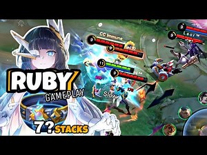 THUNDER BELT ⚡️ IS THE NEW CORE ITEM FOR RUBY! | RUBY GAMEPLAY 2025 | BEST BUILD FOR RUBY | MLBB