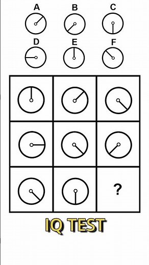 IQ Test - Mensa Norway Puzzle 17
