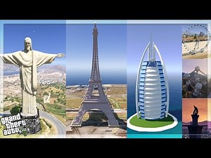 FAMOUS MONUMENTS FROM ALL OVER THE WORLD!!! (GTA 5 MODS)