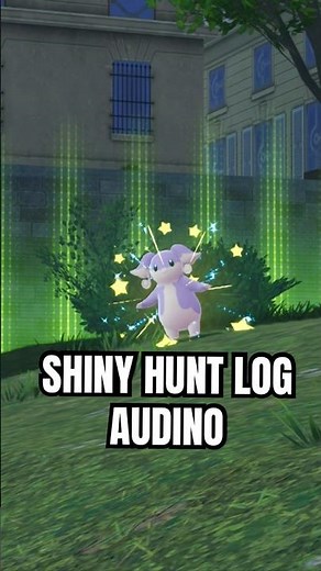 Shiny Hunting Audino, Complete! ✨ Who will be next!? #pokemonlegendsza #audino #gaming