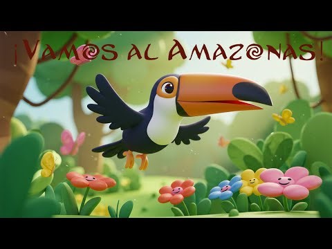 🎵 ¡Vamos al Amazonas! 🐾 | Canción infantil sobre animales de la jungla