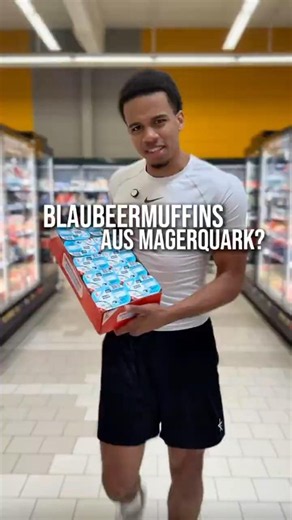 Blaubeermuffins aber in High Protein