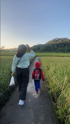 Relaxing Village Walking #nature #villagelife #countryside #indonesia #relaxing #peaceful