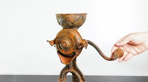 Rusty grain mill restoration