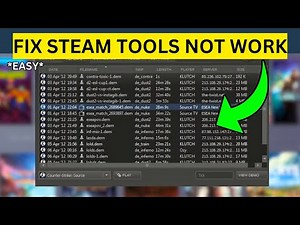 How To Fix Steam Tools Not Working(EASY)