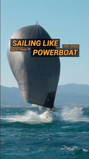 Unreal Sailing Speed! J/80 Surfing Across the Finish Line