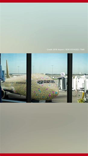 PAPER PLANE: Hilarious video shows an aircraft at Dallas-Fort Worth Airport completely covered in sticky notes for an April Fools' prank. | Fox News