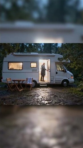 Rainy Forest Van Camping | Relaxing Rain Sounds & Cozy Camper Ambience