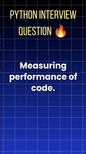 Python Interview Question 🔥 What Is Python Profiling? | Performance Analysis | SSLABS