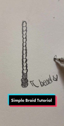 Easy Black Girl Braid Drawing Tutorial