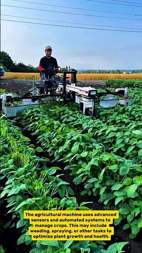 Precision Farming: Advanced Agricultural Machine in Action