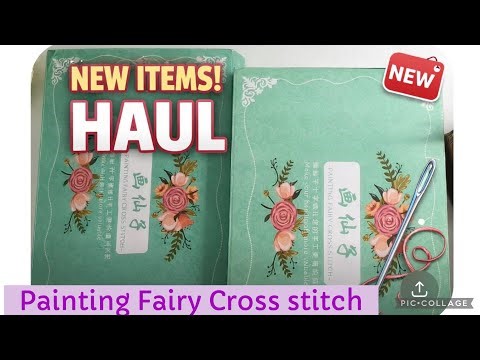 NEW Painting Fairy Cross Stitch HAUL