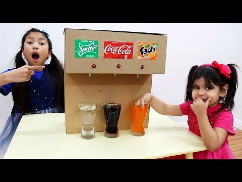 Wendy Y Alex Fingen Jugar Nueva Historia Divertida Juego De Puesto De Bebidas | Juguetes Para Niños