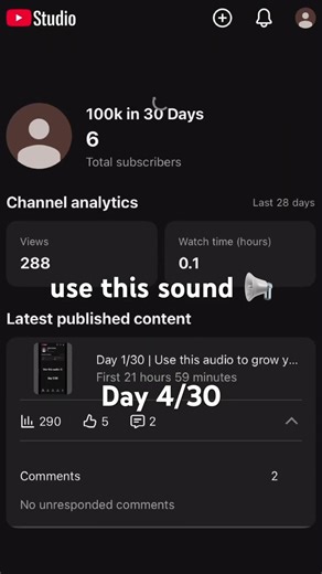 Day 4/30 | Going from 0 to 100k Subscribers in 30 Days Challenge
