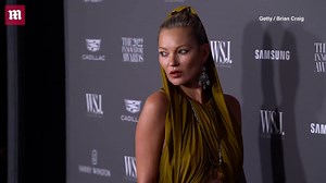 Kate Moss turns heads in a see-through olive dress at 2022 WSJ Innovator Awards