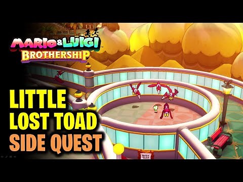Little Lost Toad - Find the Lost Toad | Mario & Luigi Brothership
