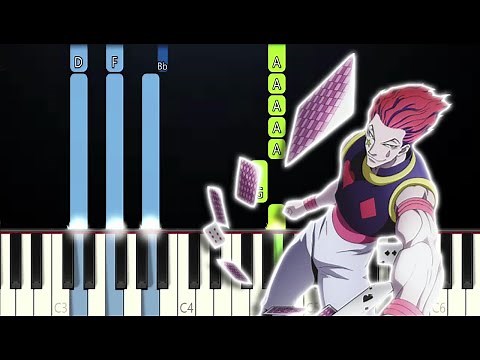 Hunter X Hunter - Hisoka Theme (Piano Tutorial)