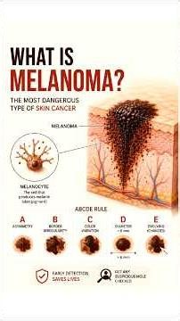 What Is Melanoma? | The Most Dangerous Type of Skin Cancer Explained #shorts