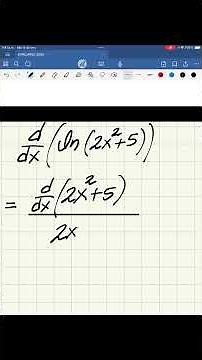 🥈 How To Find The Derivative Of ln(x) 🔥 Easy And Fast | EVALUATEC TECNM Natural Logarithm