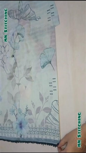 A very easy way to attach a border trim to the side slits of a kameez.#sewing #stitching #shortvideo