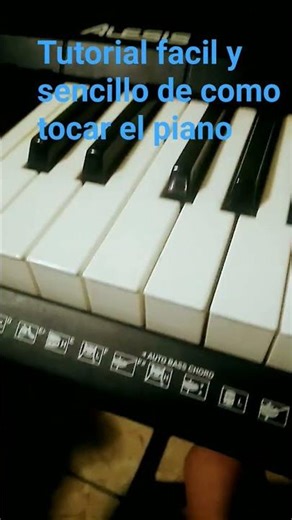 tutorial de como tocar el piano facil y sencillo